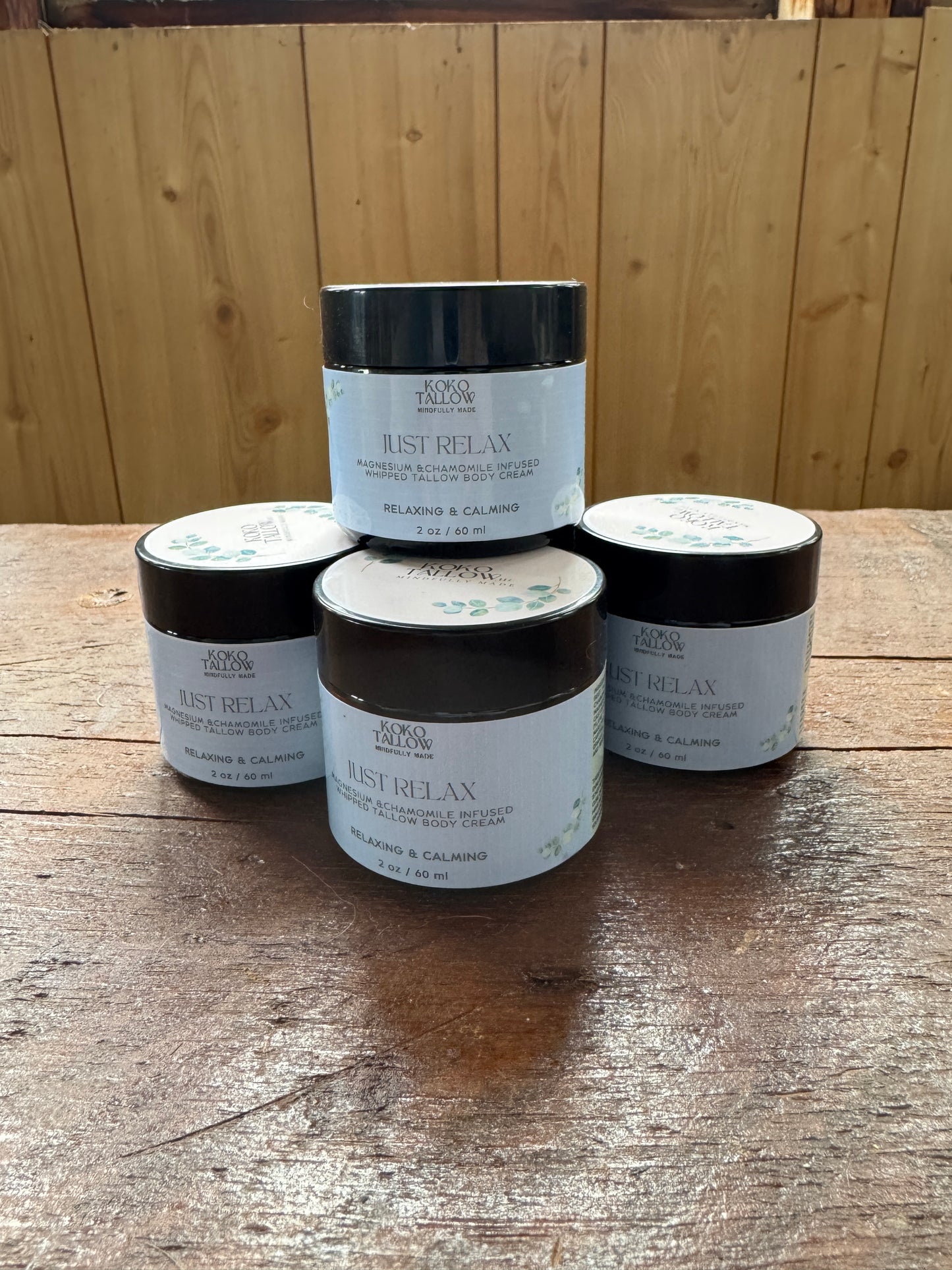 "Just Relax" Magnesium infused Tallow cream