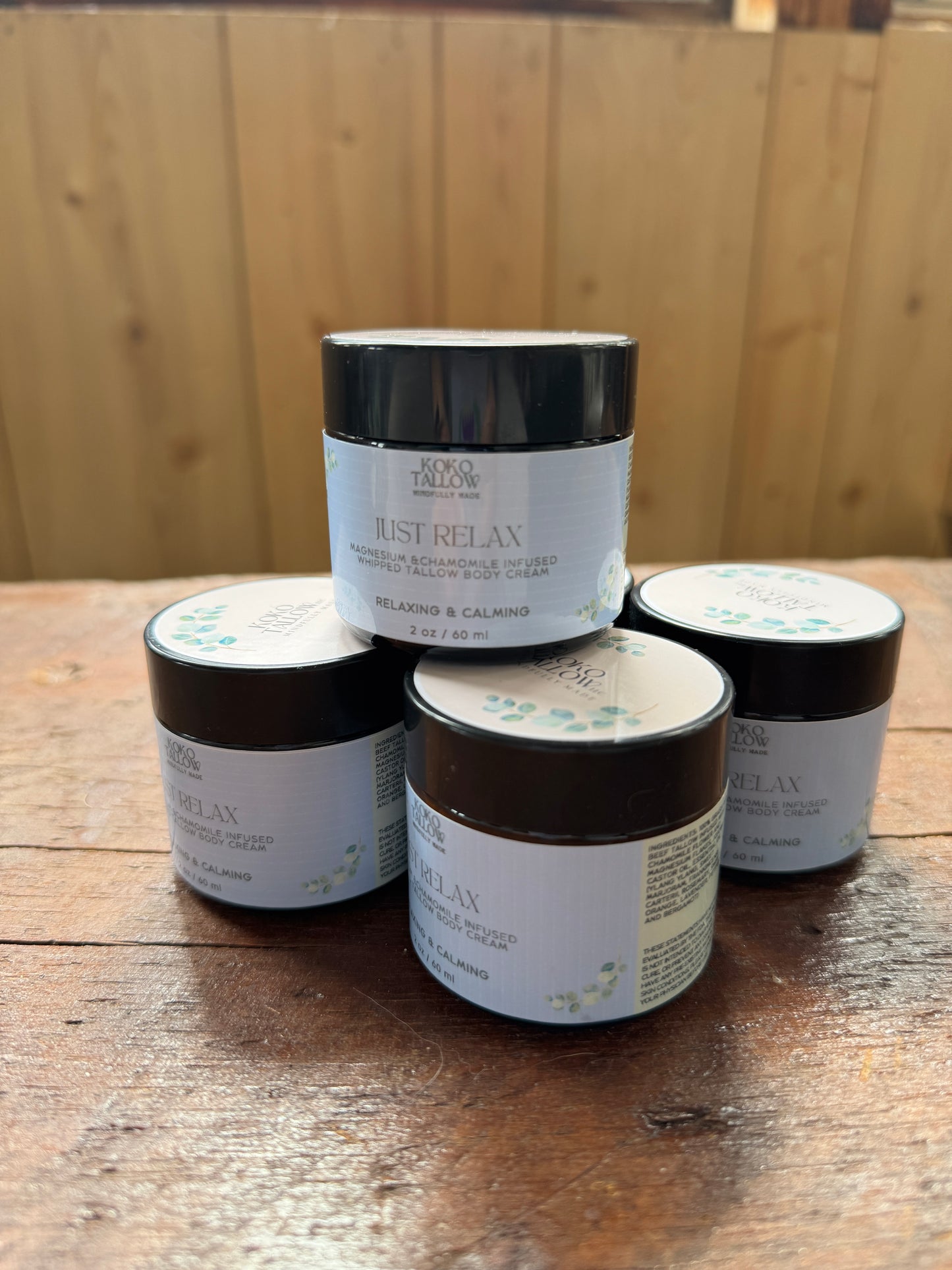 "Just Relax" Magnesium infused Tallow cream