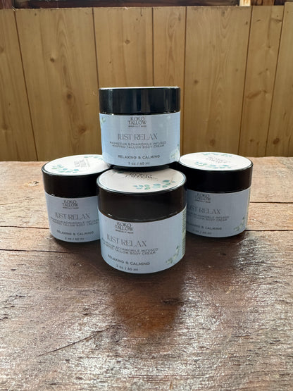 "Just Relax" Magnesium infused Tallow cream