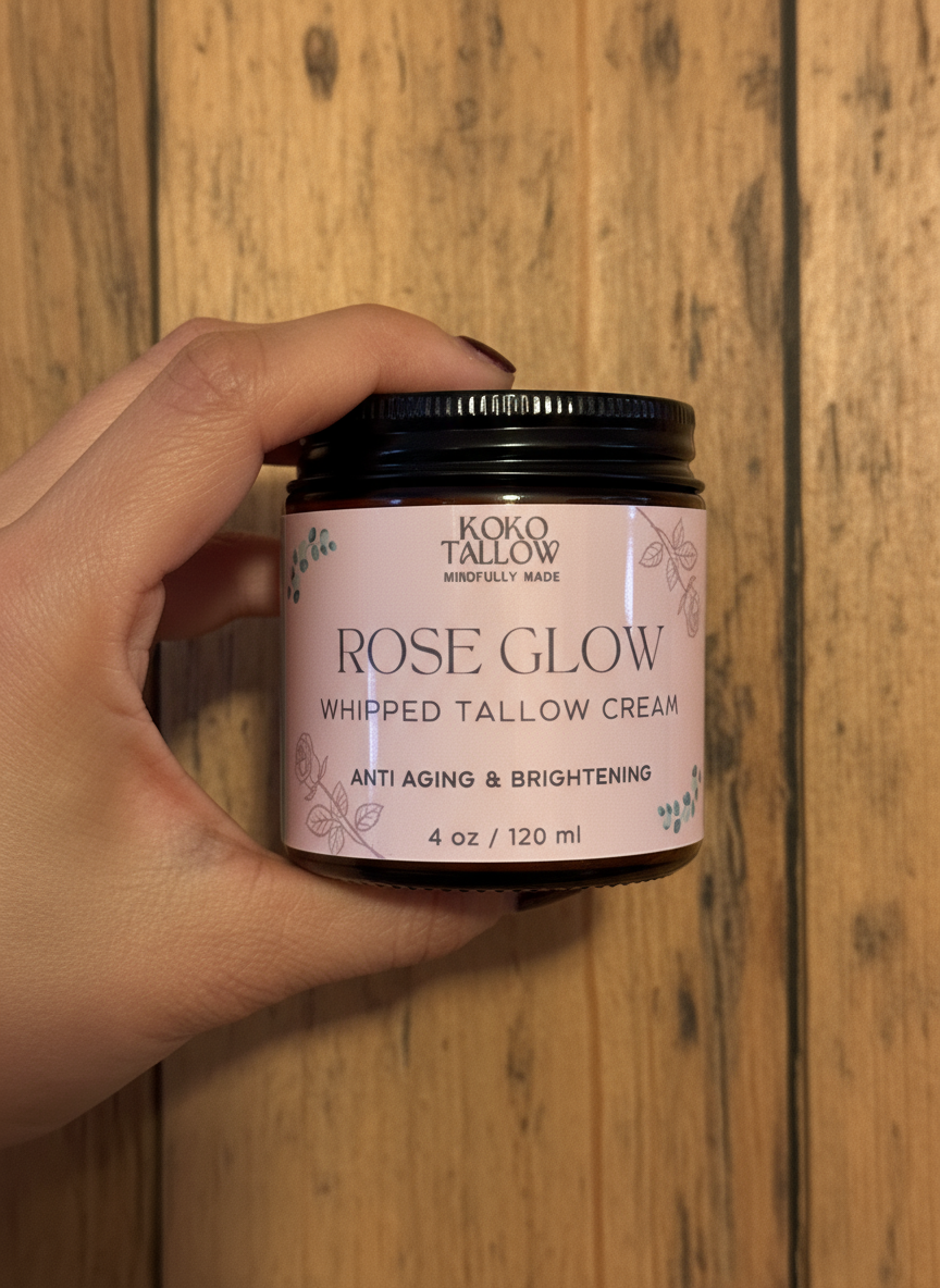 Rose Glow Whipped Tallow Cream