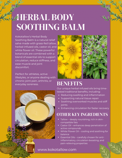 Herbal Body Soothing Balm